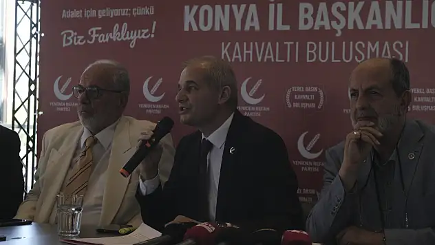 YRP Konya İl Başkanı Hasan Yel: 'Halk zam ve vergilerle eziliyor'