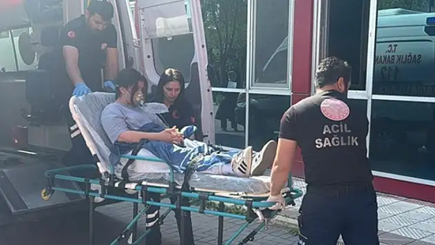 YKS'ye ambulansla gitti!