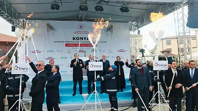 Yunak Doğalgaza Kavuştu