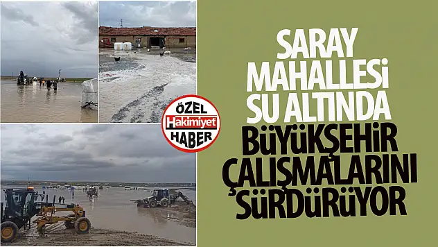 Yunak Saray Mahallesi'nde Su Baskını: Çadırlarda Kalan Vatandaşlar Tahliye Edildi
