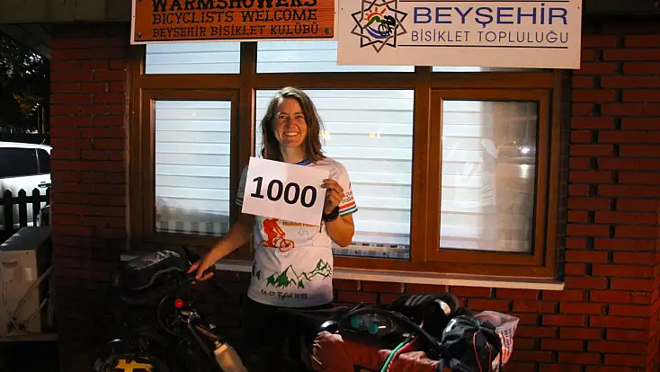 Dünya pedallarını Konya'ya çevirdi! 8 yılda 1000 gezgin uğradı