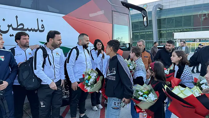 Filistin Milli Takımı Konya'ya geldi