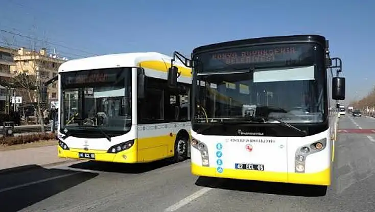 Konya’da 30 Ağustos’ta güzergahı değişecek hatlar belli oldu