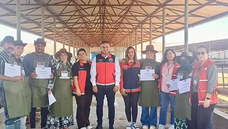 Konya'da 7 kursiyere Avrupa Birliği destekli sertifika
