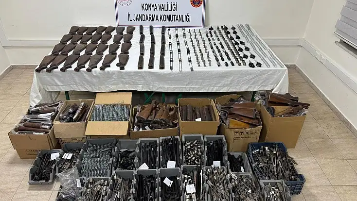 Konya'da adresler tek tek basıldı! Ele geçirilenler şaşkına çevirdi