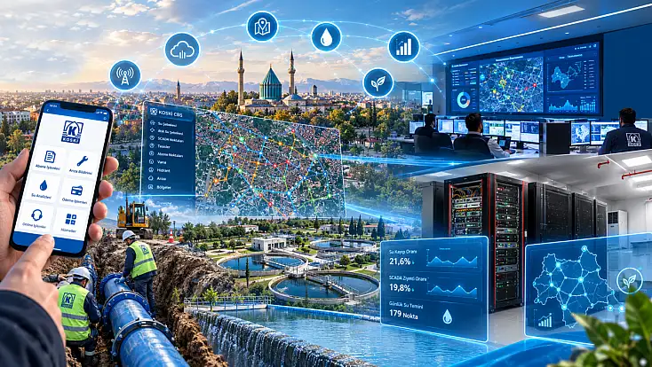 Konya’da altyapıya yapay zeka eli değdi: Tam 68 farklı sistem devreye alındı