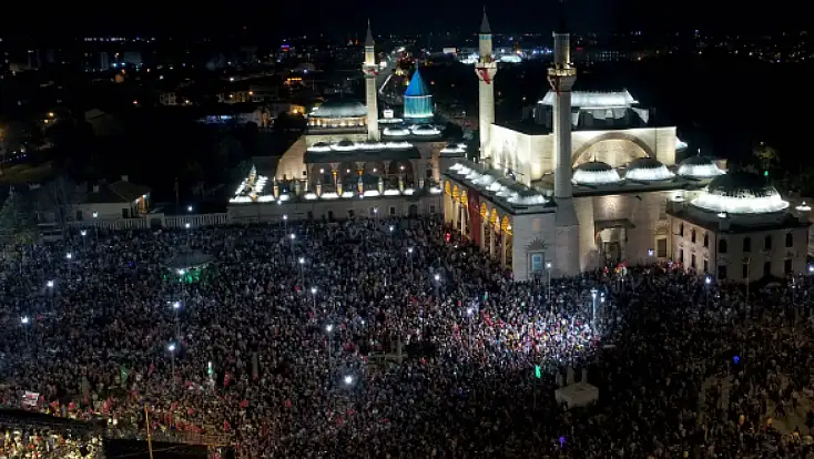 Konya'da anlamlı buluşma: Müdür Yavuz ve sanatçı Yıldızdoğan'dan ortak mesaj