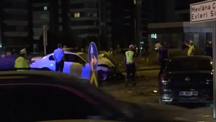 Konya’da aynı yolda peş peşe kaza! 2 kişi yaralı