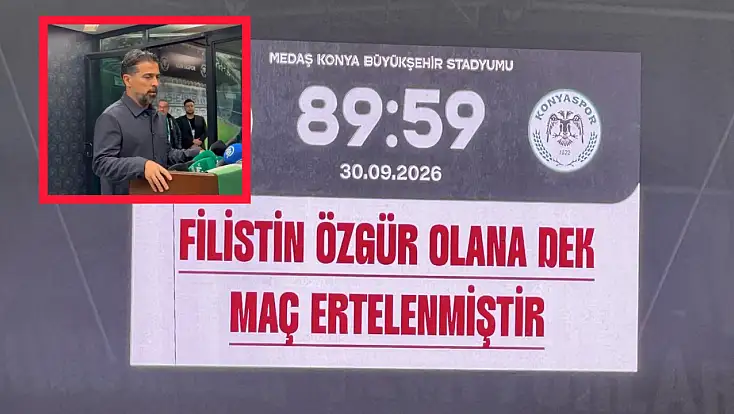 Konya’da dünyaya mesaj veren maç sonrası İlhan Palut’tan açıklama