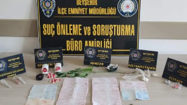 Konya’da ev ve iş yerlerine uyuşturucu operasyonu: Ele geçirilenler şoke etti!