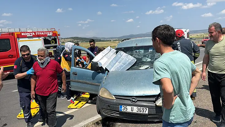 Konya'da feci kaza: 1'i ağır 5 yaralı