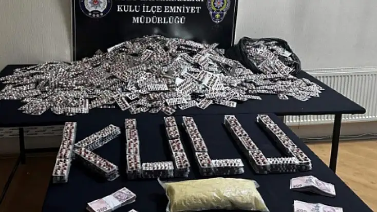Konya'da gençleri zehirleyen 74 kişiye emniyet darbesi!