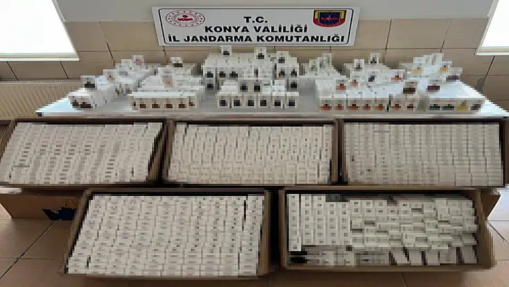 Konya’da koku oyunu bozuldu: 2 bin 500 şişe ele geçirildi