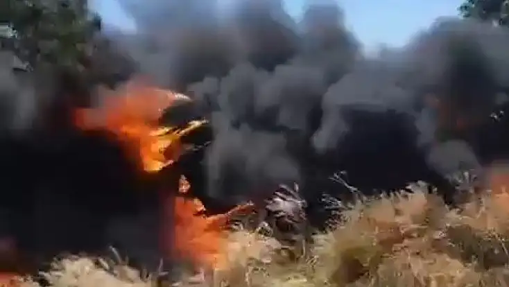 Konya’da korku dolu anlar! Devrilen tanker alev topuna döndü