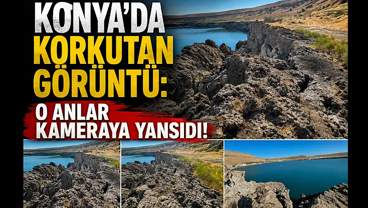 Konya'da korkutan görüntü: O anlar kameraya yansıdı!