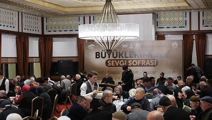 Konya’da sevgiyle kurulan sofra, büyüklerimizin gönlünü ısıttı