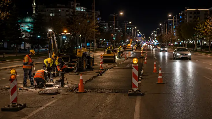 Konya'da sürücüler dikkat: 4 kritik noktada yol kapama ve daraltma uygulanacak