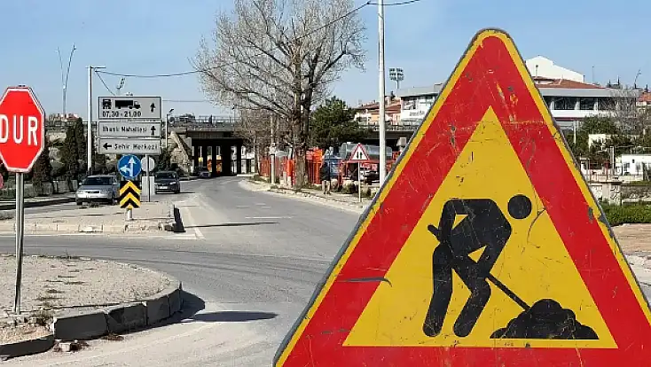 Konya’da sürücüler dikkat: En işlek caddede 10 günlük çalışma başladı