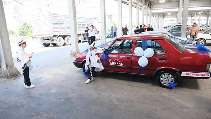 Konya'da Tofaş konvoyuyla sünnet şöleni