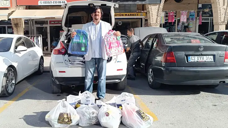 Konya’da yetim ve ihtiyaç sahibi öğrencilere anlamlı destek