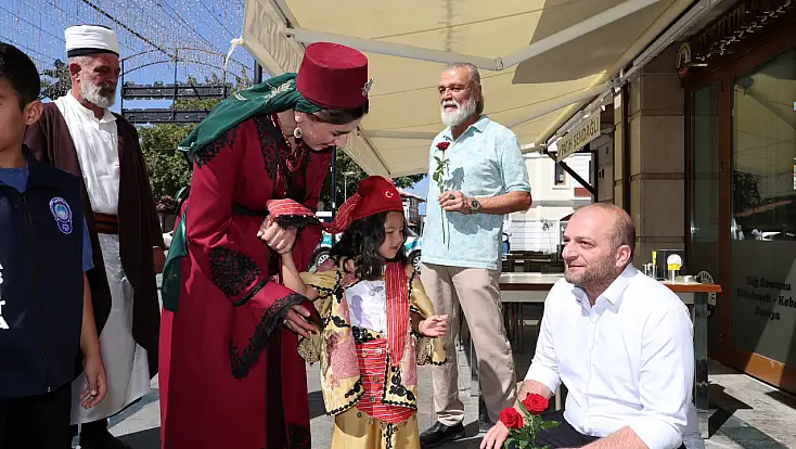 Konya’da zabıtalardan 200. yıla özel renkli kutlama