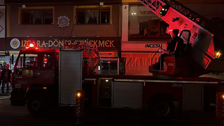 Konya'daki etliekmek fırınında yangın paniği