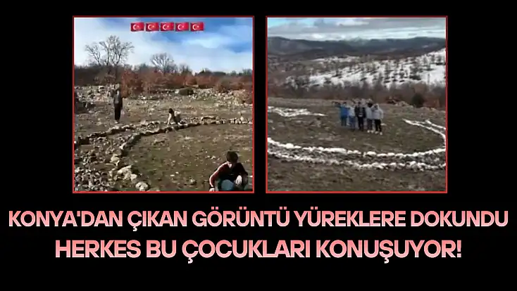 Konya'dan çıkan görüntü yüreklere dokundu: Herkes bu çocukları konuşuyor!