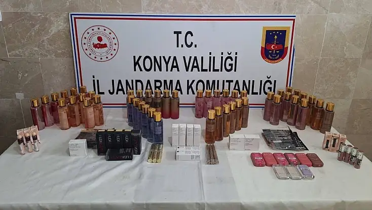 Konya jandarmasından kaçış yok: 915 bin liralık ürüne el konuldu