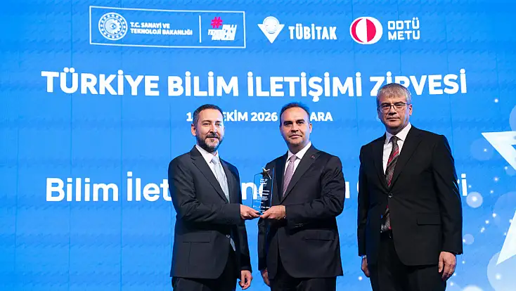 Konya’nın bilim başarısı Ankara’da ödülle taçlandı