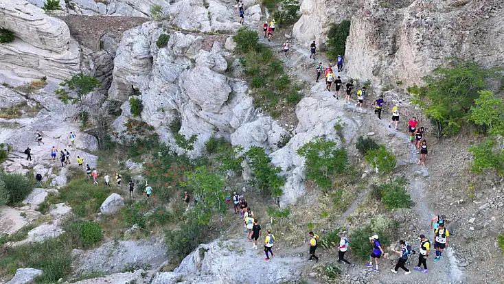 Konya'nın doğasında uluslararası koşu heyecanı