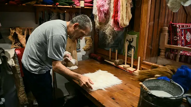 Konya’nın koyunlarından asırlık sanata