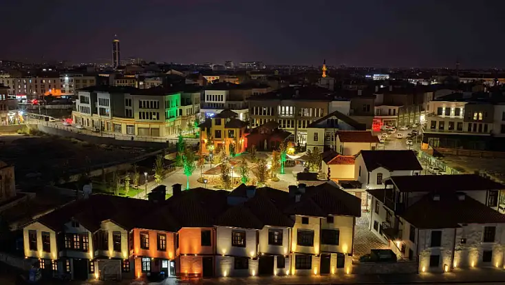 Konya'nın tarihi merkezindeki oteline yoğun ilgi