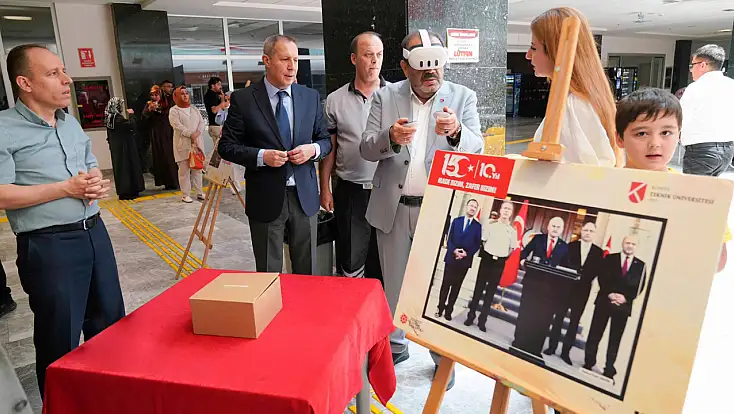 Konya Teknik Üniversitesinde 15 Temmuz kahramanları anıldı
