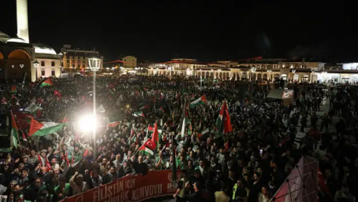 Konya'ya Filistin'e destek için büyük görev!