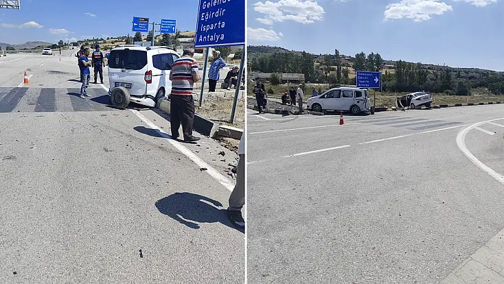 Konya yolunda korkutan kaza