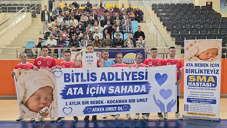 Konyalı Ata bebek için Bitlis’te tek yürek oldular
