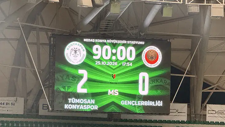 Konyaspor nefes aldı! Gençlerbirliği’ni 2-0 mağlup etti