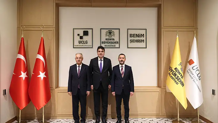 Milli Savunma Bakan Yardımcısı Heybet'ten Konya Büyükşehir’e ziyaret