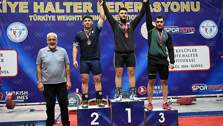 Selçuklu belediyespor kulübü halter takımı Türkiye ikincisi