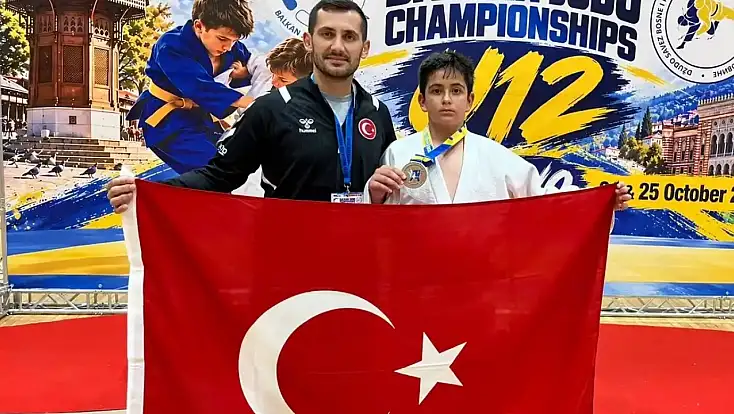 Selçuklu Belediyesporlu judocudan Balkan üçüncülüğü