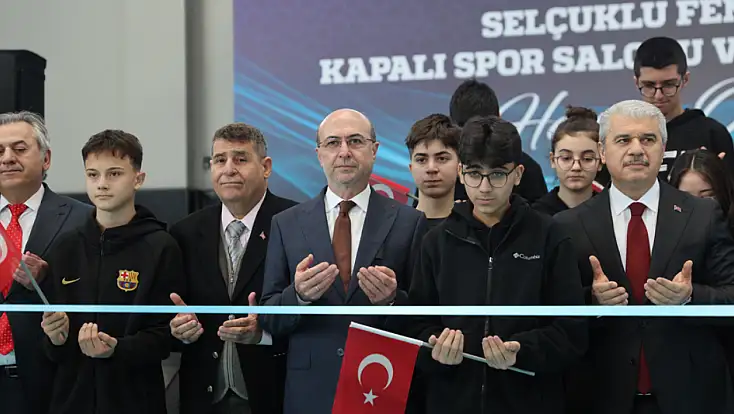 Selçuklu Fen Lisesi’ne modern spor kompleksi kazandırıldı