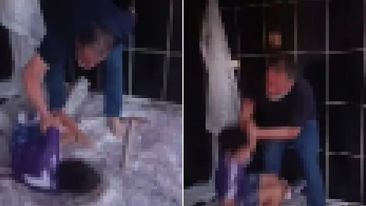 Sosyal medya Konya'daki vahşeti konuşuyor! Kazmayla gelip dehşet saçtı