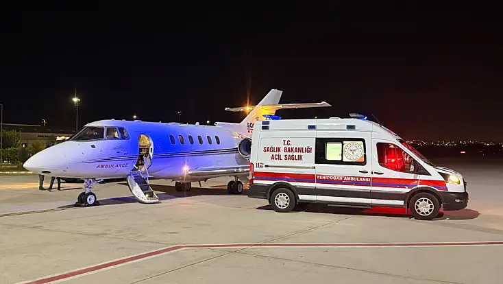 Uçak ambulans 50 günlük Eylül bebek için havalandı! Tedavinin adresi Konya oldu