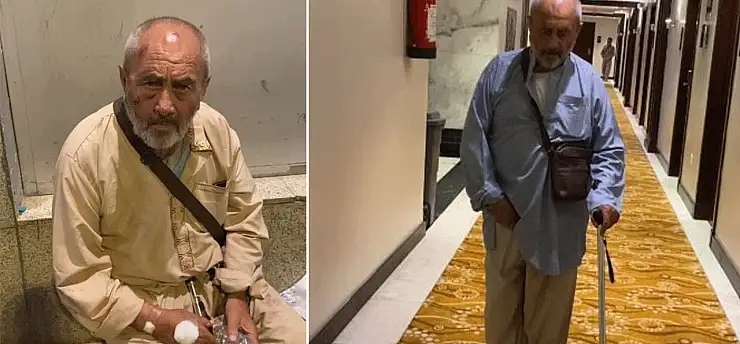 40 yıl önce gittiği Suudi Arabistan'da mahsur kaldı!