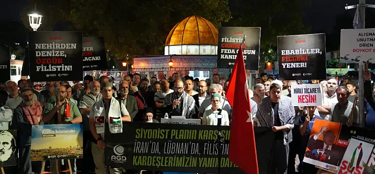 AGD Konya'dan Filistin çağrısı: 'Mazlumların acısı seyredilecek bir haber değil'