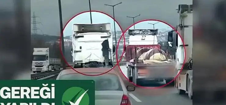 Dakikalarca sol şeridi kapattı! Bakan Yerlikaya 'Gereği yapıldı' diyerek duyurdu