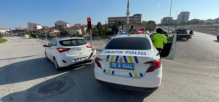 Karaman'da korkutan kaza! 1 yaralı