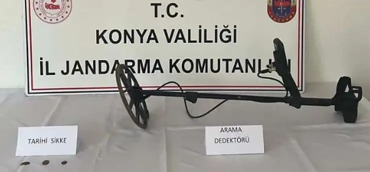 Konya'da kaçak kazıya suçüstü: Hazinelere devlet el koydu!
