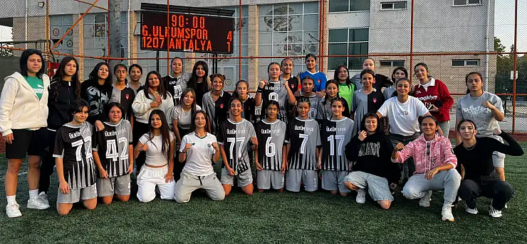 Konya Genç Ülküm Spor'dan farklı galibiyet! Antalya temsilcisini 4 golle geçti