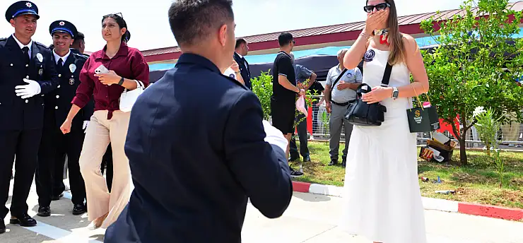 Önce meslek yeminini etti, sonra hayat yeminini aldı